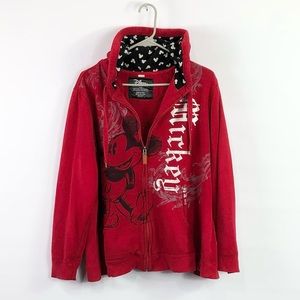 Disney Mickey Mouse graphic full zip hooded jacket